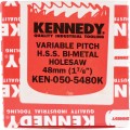 Otwornica z bimetalu 48mm 1.7/8" uzębienie zmienne Kennedy KEN0505480K