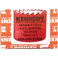 Otwornica z bimetalu 76mm 3" uzębienie zmienne Kennedy KEN0505760K