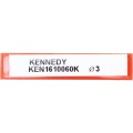 Frez węglikowy 3mm trzpieniowy 2 ostrza Kennedy KEN1610060K-1-2