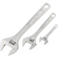Zestaw kluczy nastawnych 100mm 200mm 300mm chromowanych z podziałką 4" 8" 12" Kennedy KEN5011600K