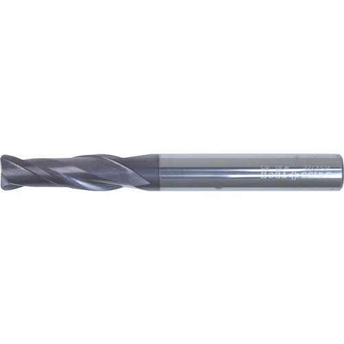 Frez trzpieniowy 12x1mm z węglika 2 ostrza z zaokrąglanymi ostrzami chwyt prosty powłoka Q SwissTech SWT1658515K