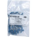 Końcówki płaskie mieczowe 18mm opak. 100szt. niebieskie Kennedy KEN5152060K