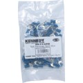 Końcówki płaskie widłowe 5mm opak. 100szt. niebieskie Kennedy KEN5152290K