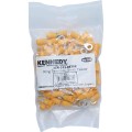 Końcówki płaskie pierścieniowe 5mm opak. 100szt. żółte Kennedy KEN5152630K