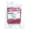 Końcówki tulejkowe wewnętrzne 4mm opak. 100szt. czerwone Kennedy KEN5153100K