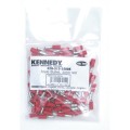 Końcówki pociskowe zewnętrzne 4mm opakowanie 100szt. czerwone Kennedy KEN5153500K