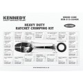 Komplet szczypiec do zaciskania z grzechotką i końcówkami 552 elementy Kennedy KEN5155540K SPC-19