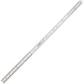 Przymiar kreskowy 300mm 12" stalowy zaokrąglony Kennedy KEN5183210K