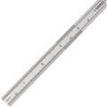 Przymiar kreskowy 300mm 12" stalowy zaokrąglony Kennedy KEN5183210K