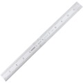 Przymiar kreskowy 300mm 12" stalowy kwadratowy Kennedy KEN5183320K