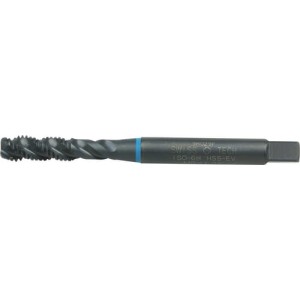 Gwintownik M16x2 HSS-EV do stali nierdzewnej din371 din376 spiralny nieprzelotowy do krótszych otworów nakrój C 6H pasywowany maszynowy niebieski pasek Swisstech SWT1853039B
