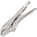 Szczypce zaciskowe szczęki wygięte owalne 180mm 7" Kennedy KEN5587170K