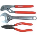 Zestaw szczypiec chromowo-wanadowych CrV 200mm 3szt. Kennedy KEN5589810K