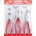Zestaw szczypiec chromowo-wanadowych CrV 205mm Kennedy KEN5589850K