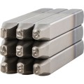 Zestaw znaczników 3mm 0-9 numeratorów cyfrowych 9szt. Kennedy KEN5606020K-PRO