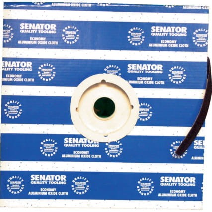 Płótno ścierne gr. 180 25mm 46m elektrokorundowe rolka Senator SEN2002080K