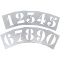 Matryce 100mm numeryczne stalowe 10szt. Kennedy KEN5611000K