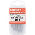 Bity 6-kątne Pozidriv No.2 1/4" 5szt. Kennedy KEN5731725K Wyprzedaż