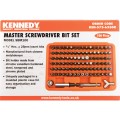 Uniwersalny zestaw bitów wkrętakowych 1/4"x25mm 100szt. Kennedy KEN5736350K