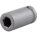 Adapter z gniazdem napędowym do bitów 1/4" 6,35mm trzpień kwadratowy 1/4" Kennedy KEN5738710K