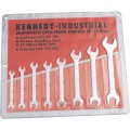 Zestaw kluczy 1/8-5/8" dwustronnych płaskich Whitworth 8szt. Kennedy KEN5820950K-1