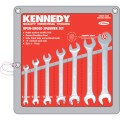 Zestaw kluczy 6-19mm dwustronnych płaskich 7szt. Kennedy KEN5820960K