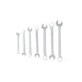 Zestaw kluczy 1/8-1/2" Whitworth płasko-oczkowych calowych 7szt. satynowane polerowana główka Kennedy KEN5822950K KEN-582-2950K-1