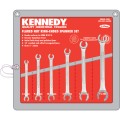 Zestaw kluczy 6-22mm oczkowych otwartych 6szt. Kennedy KEN5823650K
