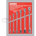 Zestaw kluczy 8-19mm nasadowych przegubowych dwustronnych 6szt. Kennedy KEN5823725K KEN-582-3725K
