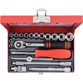 Zestaw nasadek metrycznych 1/4" 19szt. Kennedy KEN5824893K