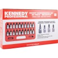 Zestaw nasadek trzpieniowych 1/2" 20szt. krzyżakowe Ph PZ Torx płaskie Kennedy KEN5827890K