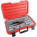 Zestaw nasadek 1/2" 30szt. Metrycznych i calowych AF Kennedy KEN5827987K