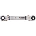 Klucz 6x7mm oczkowy zapadkowy odgięty Kennedy KEN5829742K