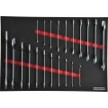 21PCS PROF OPEN END SPANNER SETWITH FOAM M1832 Kennedy KEN5950060K KEN-595-0060K
