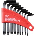 Zestaw kluczy Torx z otworem T8-T40 9szt. trzpieniowych do śrub zabezpieczających Kennedy KEN6032680K KEN-603-2680K