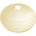 Tabliczki znamionowe puste, mosiądz 30mm, otwór 5mm Kennedy KEN9372030K