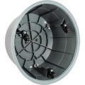 Stołek przesuwany plastikowy szary Lincoln LNC8110370K