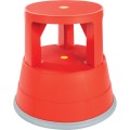 Stołek przesuwany plastikowy czerwony Lincoln LNC8110370K