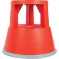 Stołek przesuwany plastikowy czerwony Lincoln LNC8110370K