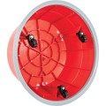 Stołek przesuwany plastikowy czerwony Lincoln LNC8110370K