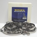 Zestaw obejm zaciskowych ocynkowanych 100szt. Matlock MTL6625990K