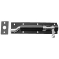 150mm ENCLOSED PATTERN NECKED TOWER BOLT BLACK Matlock MTL9497825K