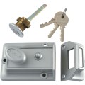 3 KEY STANDARD SILVER NIGHT LATCH SCP CYLINDER Matlock MTL9499410K