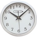 Zegar ścienny srebrny 10" Offis OFI8230030K
