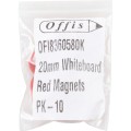 Magnesy do tablic magnetycznych czerowne Offis OFI8360580K