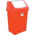 50LTR SWING TOP BIN RED Offis OFI8430150K
