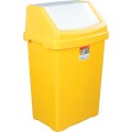 50LTR SWING TOP BIN YELLOW Offis OFI8430160K