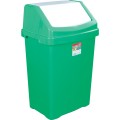 50LTR SWING TOP BIN GREEN Offis OFI8430180K