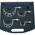 Zestaw mikrometrów 0-4" zewnętrznych calowych 4szt. Oxford Precision OXD3356600K