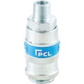 Złączka z gwintem zewnętrznym AC21CM 1/4" BSP PCL PCL2591944D-1